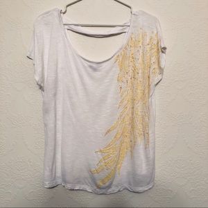 Charlotte Russe Beaded Wing Tee